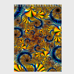 Скетчбук Fractal color pattern