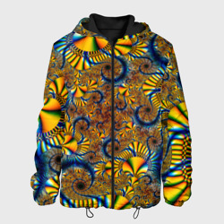 Мужская куртка 3D Fractal color pattern