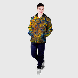 Мужская куртка 3D Fractal color pattern - фото 2