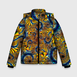 Зимняя куртка для мальчиков 3D Fractal color pattern