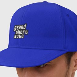Лого Grand Thaft Auto – Кепка снепбек с вышивкой с принтом купить