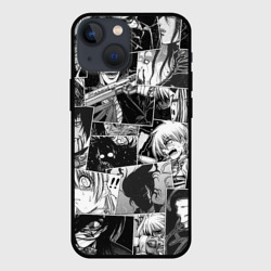 Чехол для iPhone 13 mini Хэллсинг паттерн Hellsing