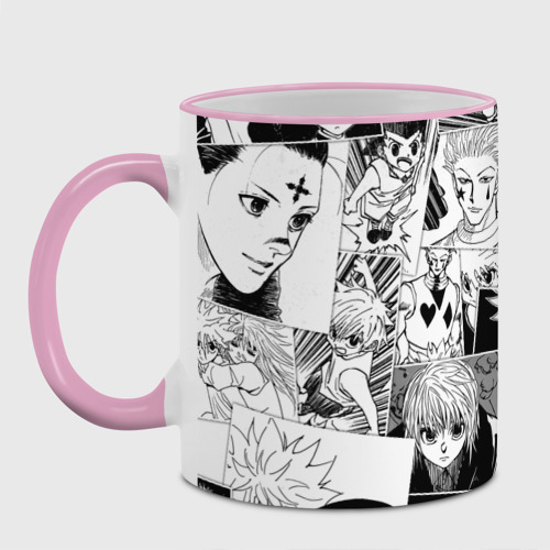 Кружка с полной запечаткой Hunter x Hunter pattern, цвет Кант розовый - фото 2