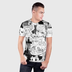 Мужская футболка 3D Slim Hunter x Hunter pattern - фото 2