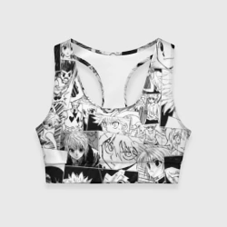 Женский спортивный топ 3D Hunter x Hunter pattern
