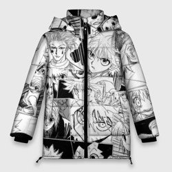 Женская зимняя куртка Oversize Hunter x Hunter pattern