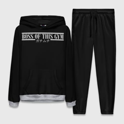 Женский костюм с толстовкой 3D Босс Качалки Иероглифы