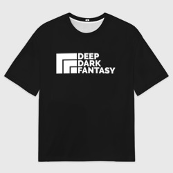 Мужская футболка oversize 3D Глубокие темные фантазии Гачи