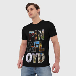 Мужская футболка 3D Pink Floyd альбомы - фото 2