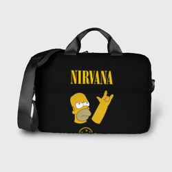 Сумка для ноутбука 3D Nirvana гомер Симпсон, Simpsons