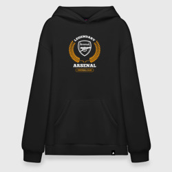 Худи SuperOversize хлопок Лого Arsenal и надпись Legendary Football Club