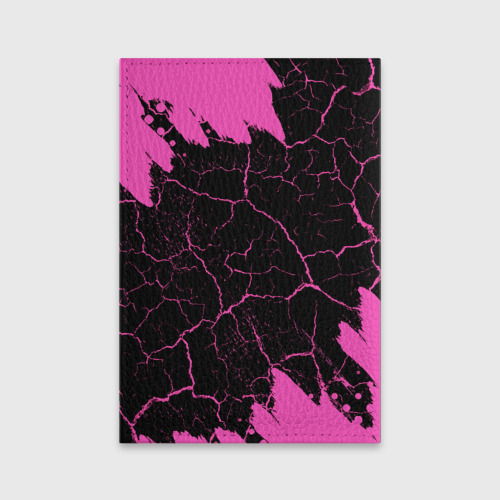 Обложка для паспорта матовая кожа Елизавета кошечка Краска, цвет пыльно-розовый - фото 2