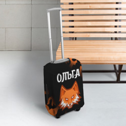 Чехол для чемодана 3D Ольга - лиса - Камуфляж - фото 2