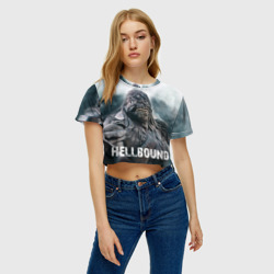 Женская футболка Crop-top 3D Hellbound - Зов ада монстр - фото 2
