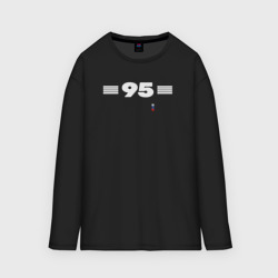 Женский лонгслив oversize хлопок 95 регион Чечня