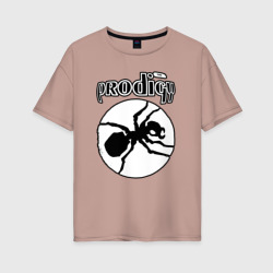 Женская футболка хлопок Oversize The Prodigy ant