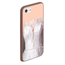 Чехол для iPhone 5/5S матовый Свадебный корсет - фото 2