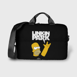 Сумка для ноутбука 3D Linkin Park гомер Симпсон, Simpsons