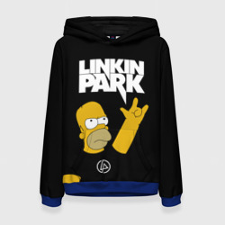 Женская толстовка 3D Linkin Park гомер Симпсон, Simpsons