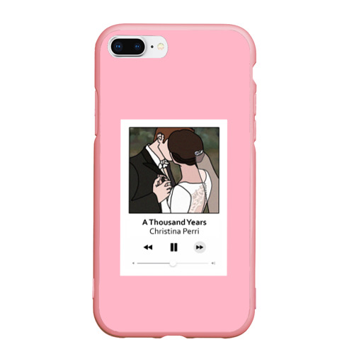 Чехол для iPhone 7Plus/8 Plus матовый Плейлист - тысяча, цвет баблгам
