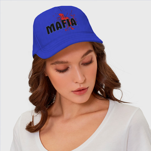 Бейсболка Мафия - кепка, цвет синий - фото 4