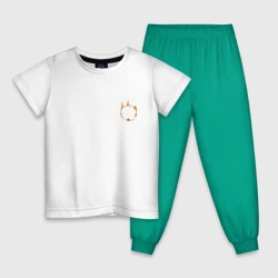 Детская пижама с белой футболкой Dark Souls Знак Тьмы Мини