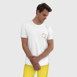 Мужская пижама с белой футболкой хлопок Dark Souls Знак Тьмы Мини - фото 2