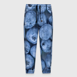 Мужские брюки 3D Голубика - фон