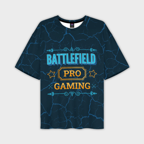 Мужская футболка oversize 3D Игра Battlefield: pro Gaming, цвет 3D печать