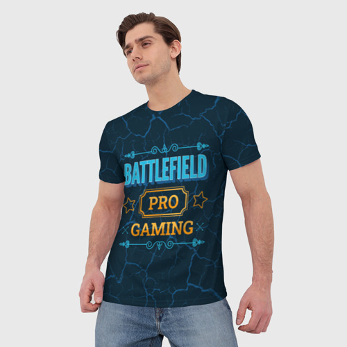 Мужская футболка 3D Игра Battlefield: pro Gaming, цвет 3D печать - фото 3