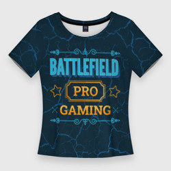 Женская футболка 3D Slim Игра Battlefield: pro Gaming