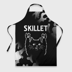 Фартук 3D Группа Skillet и Рок Кот