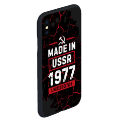 Чехол для iPhone XS Max матовый Made In USSR 1977 Limited Edition - фото 2