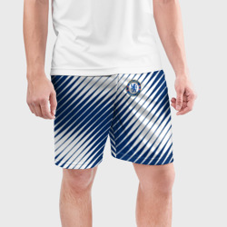 Мужские шорты спортивные Маленькое лого Челси абстракция - фото 2