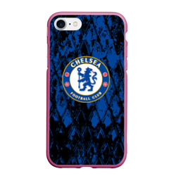 Чехол для iPhone 7/8 матовый Chelsea f Челси logo