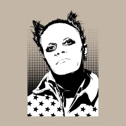 Мужской свитшот хлопок Keith Flint - Prodigy - фото 2