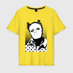 Мужская футболка хлопок Oversize Keith Flint - Prodigy