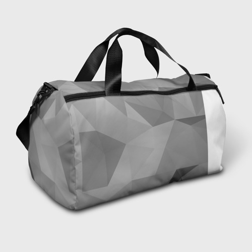 Сумка спортивная 3D Simple grey geometry