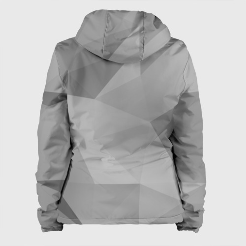 Женская куртка 3D Simple grey geometry, цвет черный - фото 2