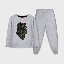 Детская пижама с лонгсливом хлопок Портрет Кане-корсо