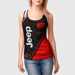 Женская майка 3D Jeep - Краска - фото 2