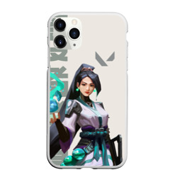 Чехол для iPhone 11 Pro Max матовый Sage Valorant