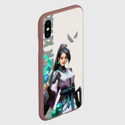 Чехол для iPhone XS Max матовый Sage Valorant - фото 2