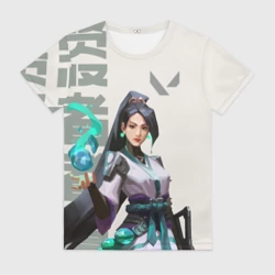 Женская футболка 3D Sage Valorant