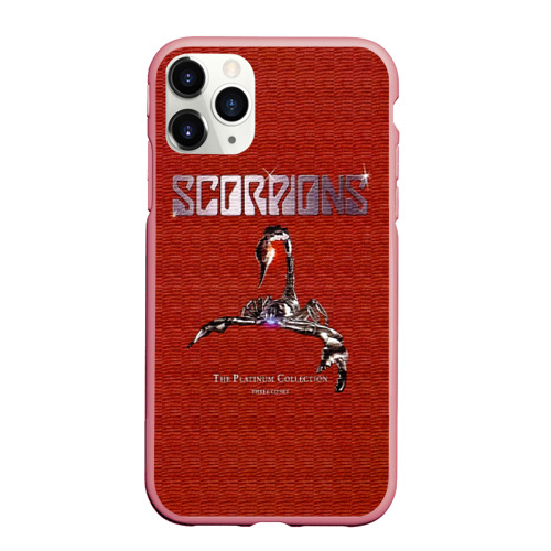 Чехол для iPhone 11 Pro Max матовый The Platinum Collection - Scorpions, цвет баблгам