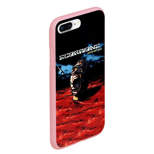 Чехол для iPhone 7Plus/8 Plus матовый Acoustica - Scorpions, цвет баблгам - фото 3