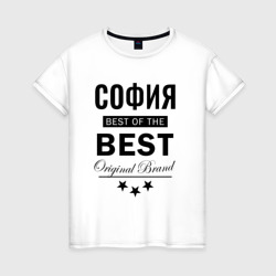 София best of the best – Женская футболка хлопок с принтом купить со скидкой в -20%