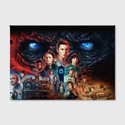 Холст прямоугольный Очень странные дела 4 Stranger things - фото 2