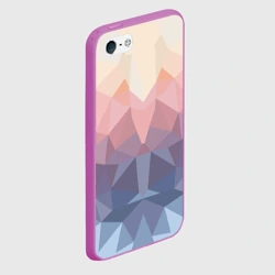 Чехол для iPhone 5/5S матовый Полигональная свежесть 2022 - фото 2