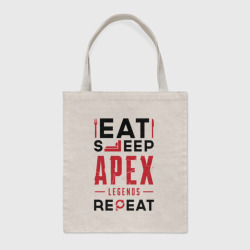 Шоппер BioNature Надпись: Eat Sleep Apex Legends Repeat